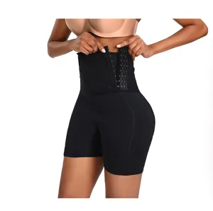 High waist body shaper shorts tummy control butt lifter women shaping underwear black shapewear