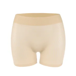 Shorts Moldeadores sin Costuras de Cintura Alta para Mujer Malla Transpirable Control de Abdomen Realzador de Glúteos Talla Grande