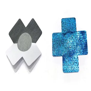 Disposable self-adhesive cross nipple covers, breathable sexy printed breast petals daily use.