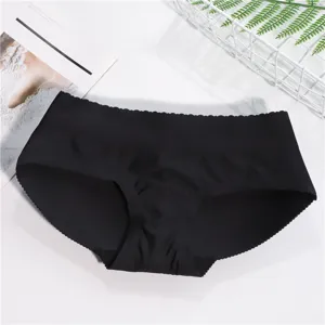 Women seamless butt lifter panties black shapewear hip enhancer underwear shaping briefs