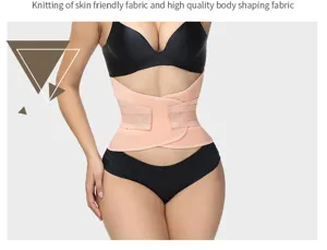 Women waist trainer body shaping belt slim fit sweat fitness breathable tummy control girdle
