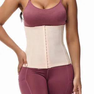 Breathable adjustable waist trainer corset for women fitness postpartum recovery belly shaper.