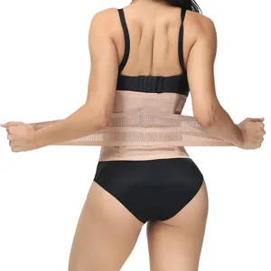 Breathable mesh waist trainer belt for women slimming shaping sports lumbar support 1pc
