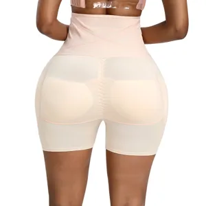 High waist butt lifter shapewear tummy control shaping shorts breathable underwear for women.