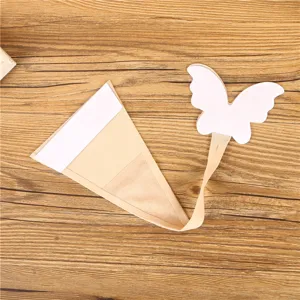 Butterfly shape C-string thong invisible sexy seamless erotic underwear for women.