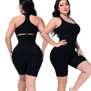 Women's Seamless Full Body Shaper Tummy Control Waist Cincher Bodysuit Push Up Butt Lifter Slimming Shapewear