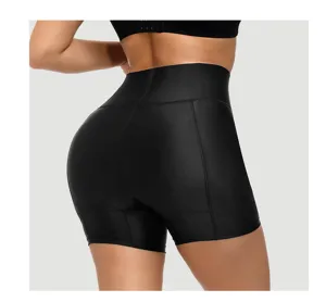 Short gainant femme taille haute ventre plat noir culotte push up rembourree fesses