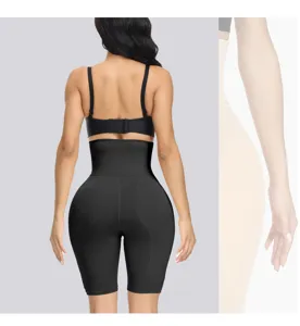 Vista dettagliata di guaina modellante, pantaloncini modellanti professionali per pancia e glutei.