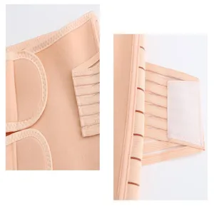 Postpartum belly wrap detail shot breathable elastic postpartum recovery waist trainer belt