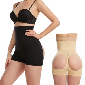 Women's High Waist Tummy Control Shaper Shorts Seamless Body Shaping Underwear Butt Lifter Slimming Pants