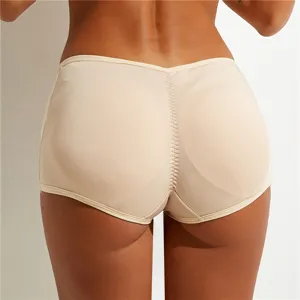 Women padded butt lifter panties breathable sponge shapewear sexy tummy control enhancer briefs