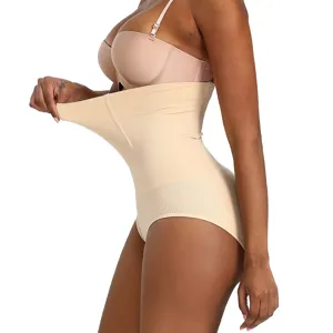 Damen Hohe Taille Bauchkontrolle Shapewear Shorts Nahtlose Schlankheits Body Shaper Höschen Feste Kompression Unterwäsche