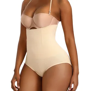 Hohe Taille Miederhose Bauchweg Nahtlose Formender Slip Damen Korperformer Bequem.