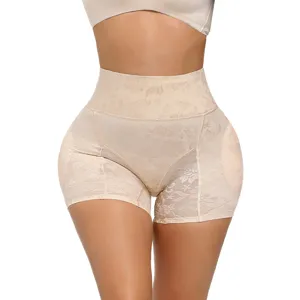 High Waist Lace Shapewear Panties Tummy Control Butt Lifter Seamless Hip Enhancer Women Shorts