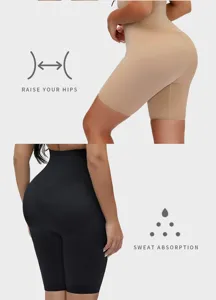 Damen High Waist Bauchweg Miederhose Detail, nahtlose Po-heftende Boxer Shorts formen