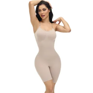 Body Modellante da Donna Senza Cuciture Alta Elasticità Controllo Addominale Sollevamento Glutei Body Shaper Sottile per Donna