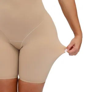 Damen hohe Taille Bauchweg Formungskleidung, nude elastische Figurformende Shorts.