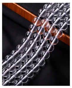 Klare Kristall Rundperlen lose Stränge für DIY Schmuckherstellung, ideal für Armbänder Ketten.