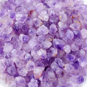 Brut améthyste naturelle détail de grappe pour diffuseur en cristal et décoration
