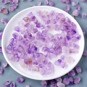 Spécimen Minéral de Cristal de Pierre Brute de Grappe d'Améthyste Naturelle pour Aromathérapie Paysage d'Aquarium Décoration de Maison