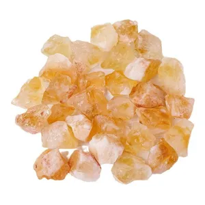 Natürliche Citrin Rohsteine Kristall Splitter für Aromatherapie Diffusor und Entstörung