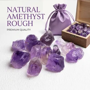 Natural Amethyst Quartz Crystal Raw Stone Aromatherapy Fragrance Diffuser Household Crystal Crafts Geode Mineral Specimen Room Decoration Office Desk Ornament