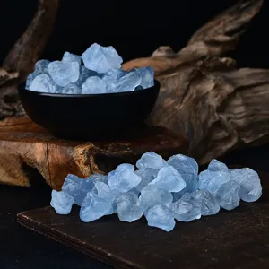 Pierre brute de cianite cyanite naturelle gravier cristal bleu diffuseur arôme déco