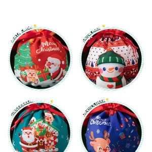 Weihnachtsgeschenktüten süße Weihnachtsmann Schneemann Süßigkeiten Verpackung Deko