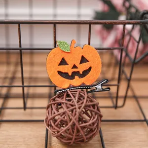 Halloween pince à cheveux citrouille enfant mignon costume de fête accessoire détail