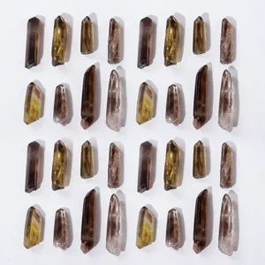 Natürlicher Rauchquarz Kristall Rohstein Einzelkristall Säule Aromatherapie Diffusor Energiestein DIY Haus Büro Dekoration Braun Rauchquarz