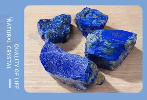 Piedra bruta de lapislázuli natural, cristal mineral azul profundo para decoración de acuario y aroma.