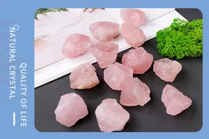 Natural Rose Quartz Raw Stone Bulk Healing Crystal Mineral Specimen Aromatherapy Diffuser