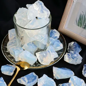 Pierre Brute d'Opale Naturelle Grand Cristal Concassé Pour Diffuseur d'Aromathérapie Aquarium Paysage Pot de Fleurs Décoration