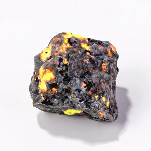 Pietra grezza di cristallo di pietra di fuoco naturale per arredamento e acquario.