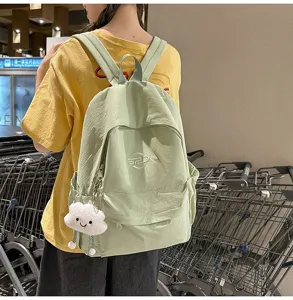 Lightweight Japanese style casual campus backpack for school girls and travel daily use.