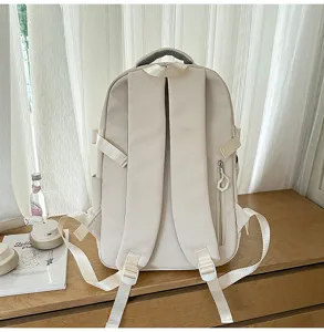 Large capacity backpack for students and travel, featuring durable straps and multiple pockets.