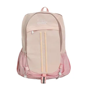 Casual Preppy Style Large Capacity Nylon Backpack With Cute Puppy Pendant Student School Bag Bookbag For Girls