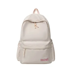 Womens Lightweight Casual Nylon Backpack School Bookbag Simple Travel Daypack For College Students And Teen Girls