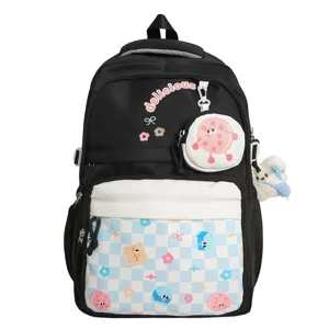 Japanese style casual large capacity school backpack for daily commute and outdoor travel.