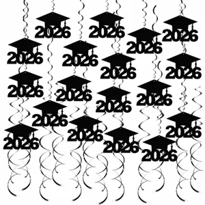 2026 graduation hanging swirls decoration school party classroom ceiling decor props