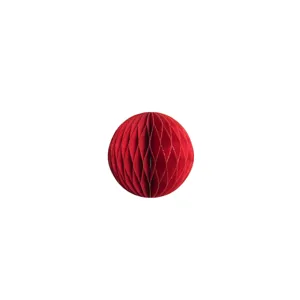 Boule en papier alvetelee decoration de Noel ornement avec bordure pailletee d'or pour fetes.