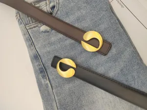 Women leather belt stylish metal buckle fashion casual jeans dress belt waist accessory