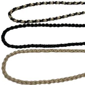 Handmade braided waist belt bohemian vintage rope for women dress daily fashion accessory