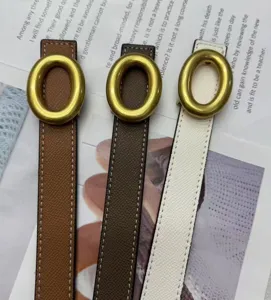 Cintura reversibile di lusso da donna design elegante accessorio decorativo per abiti jeans