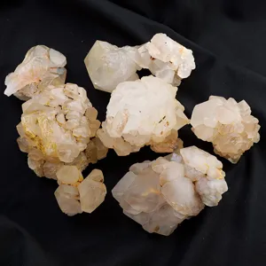 Natürlicher Bergkristall Cluster Probe Rohe Ananas Quarz Kristall Zahn Mineral Proben Heilung Reiki Steine Heim Büro Schreibtisch Dekoration