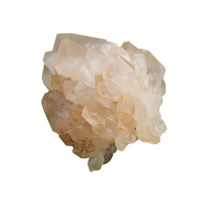 Natürlicher weißer Quarzkristall-Cluster roher Mineralien-Proben-Anhänger für Heimdekoration.