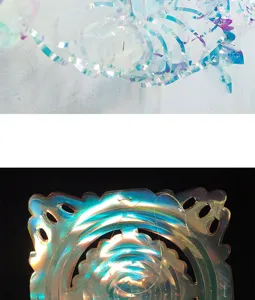 Iridescent holographic hanging garland decoration for Christmas party wedding birthday.