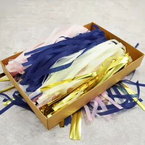 Colorful paper tassels garland set for party wedding and birthday decoration supplies.