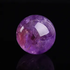 Natural Brazilian amethyst crystal ball sphere polished gemstone feng shui home decor item