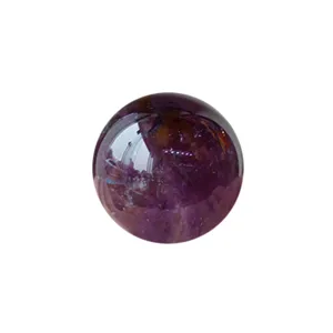 Natural Brazil amethyst crystal sphere polished gemstone Feng Shui home decor ball
